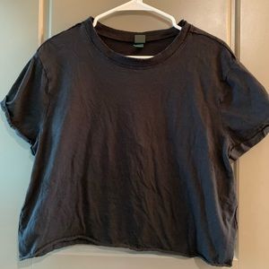 Black Cropped Tee